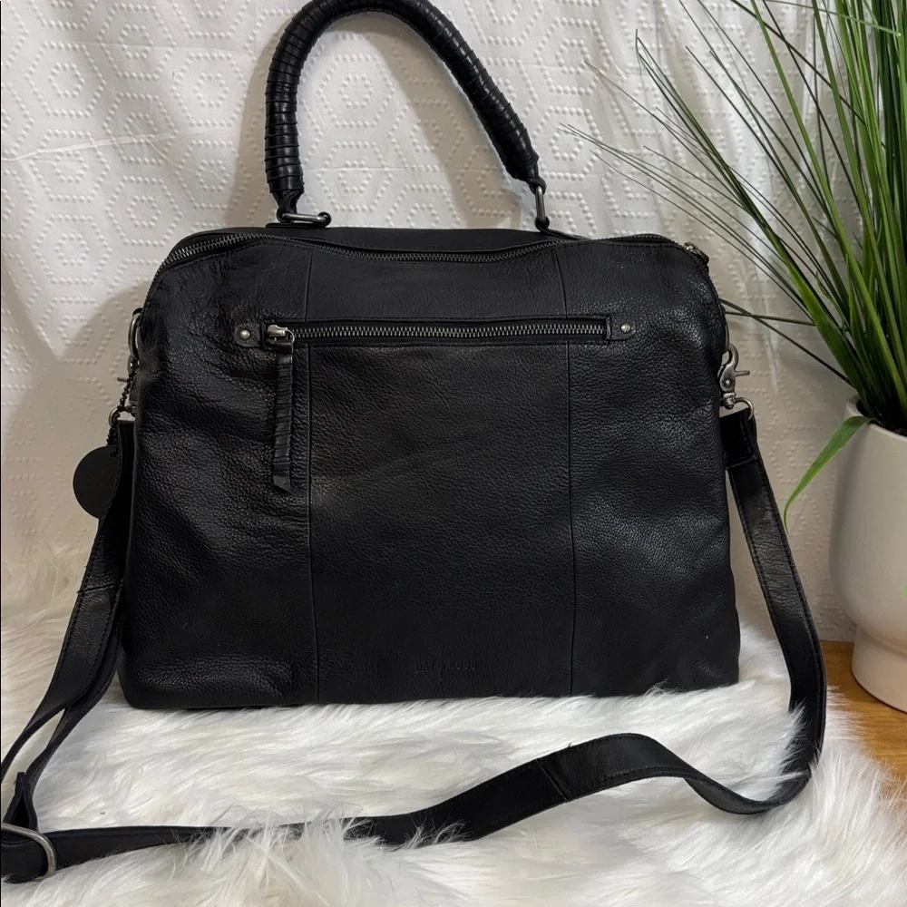 Day & Mood Large Leather Laptop Bag